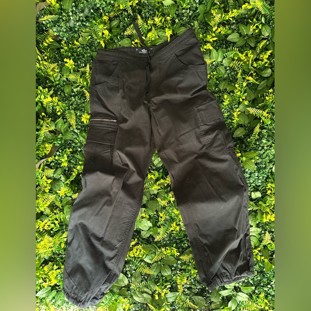 Women’s Holloster Co Black Cargo Pants
